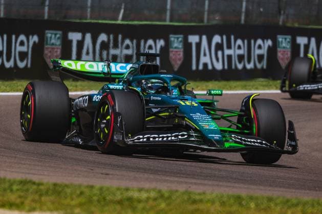 2025 Formula One Emilia Romagna Grand Prix Autodromo Enzo e Dino Ferrari, Imola, Italy.16.May.2025; Lance Stroll of Canada and Aston Martin Aramco F1 Team during Free Practice 1 Formula One Emilia Romagna Grand Prix Imola Autodromo Enzo e Dino Ferrari Italy Copyright: xJayxHiranox