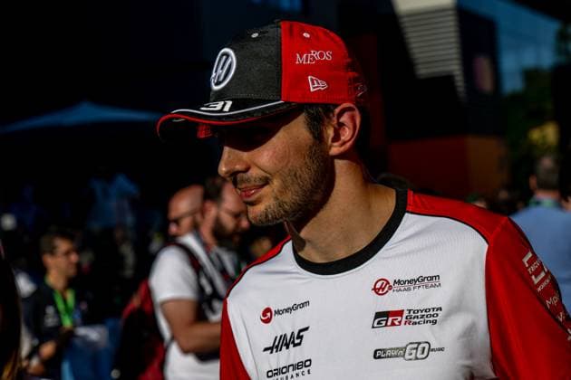 IMOLA, ITALY: Esteban Ocon, racing for the Haas F1 team during the 2025 Formula 1 Emilia Romagna Grand Prix at the Imola Circuit in Imola, Italy