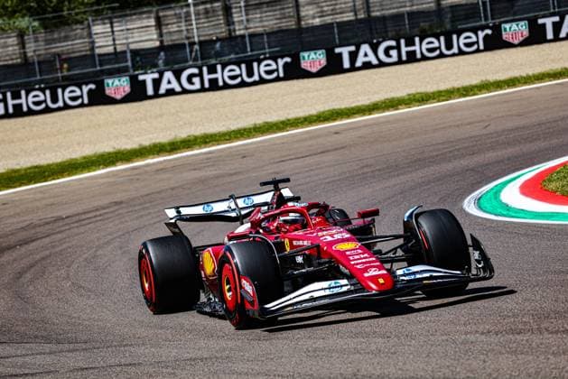 Charles Leclerc (MON) - Scuderia Ferrari - Ferrari SF-25 - Ferrari during Formula 1 AWS Gran Premio del Made in Italy e dell Emilia Romagna 2025 - Autodromo Enzo e Dino Ferrari, Imola (BO) Italy from 15th to 18th May 2025, Formula 1 AWS Gran Premio del Made in Italy e dell Emilia Romagna 2025