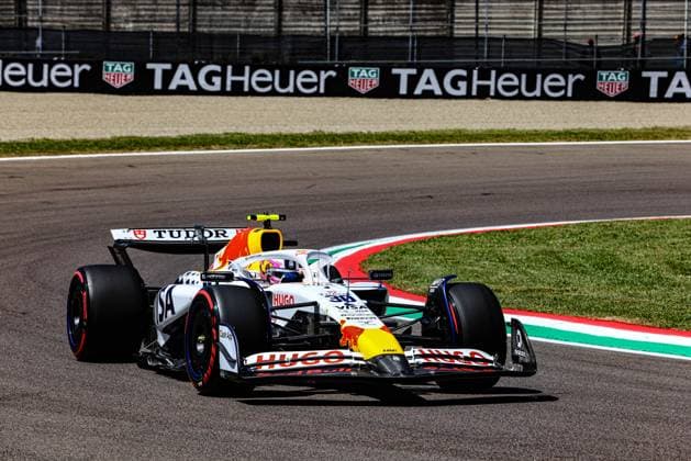 Isaac Hadjar (FRA) Visa Cash App RB F1 Team during Formula 1 AWS Gran Premio del Made in Italy e dell Emilia Romagna 2025 - Autodromo Enzo e Dino Ferrari, Imola (BO) Italy from 15th to 18th May 2025, Formula 1 AWS Gran Premio del Made in Italy e dell Emilia Romagna 2025
