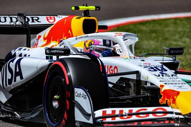 Liam Lawson (NZL) - Visa Cash App RB F1 Team - RB VCARB02 - Honda RBPT during Formula 1 AWS Gran Premio del Made in Italy e dell Emilia Romagna 2025 - Autodromo Enzo e Dino Ferrari, Imola (BO) Italy from 15th to 18th May 2025,  Copyright: xAlessioxDexMarco IPAxSportx xipa-agency.netx xx IPA_57794604 IPA_Agency_IPA57794604