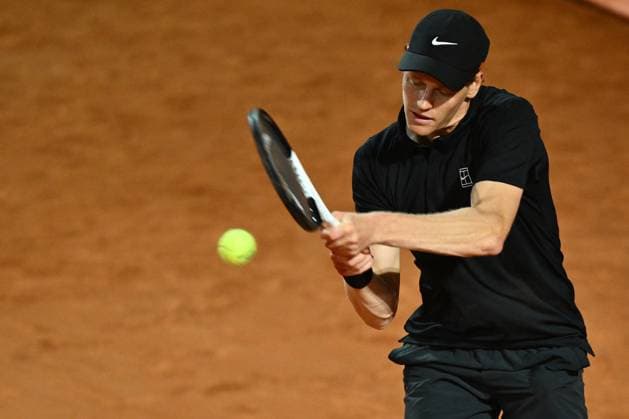 TENNIS - Internazionali di Tennis - Internazionali BNL d Italia Jannik Sinner (ITA) in action against Tommy Paul (USA) during the Internazionali BNL d Italia Day Twelve at Foro Italico on May 15, 2025 in Rome, Italy. Rome Italy  Copyright: xIPAxSport ABACAx