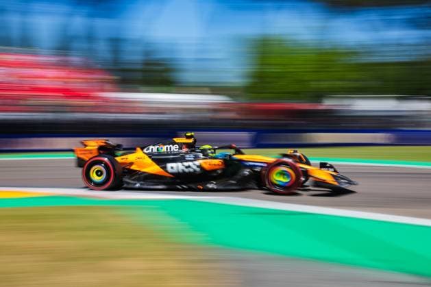 Autodromo Enzo e Dino Ferrari, Imola, Italy.16.May.2025; Lando Norris of Great Britain and McLaren F1 Team during Free Practice 1 Formula One Emilia Romagna Grand Prix  (290762277)