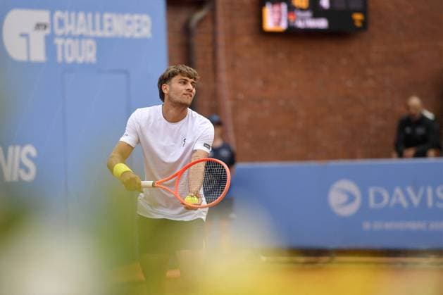TENNIS - Internazionali di Tennis - Piemonte Open Intesa Sanpaolo Italy, Turin 14th May 2025 ATP, Tennis Herren Challenger 175 Piemonte Open Intesa Sanpaolo, Sporting Press Club (Turin) Daniel Altmaier (Ger) Vs Flavio Cobolli (Ita) 6-3 7-5. Turin Italy  Copyright: xIPAxSport ABACAx