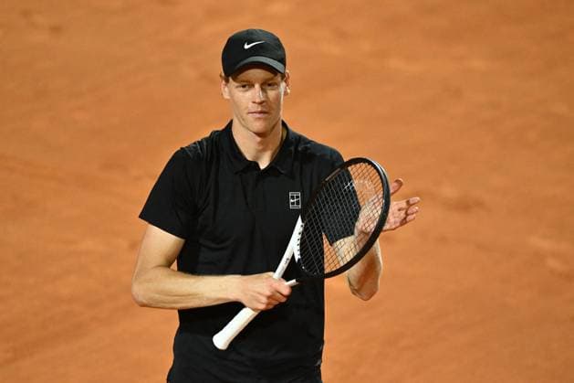 TENNIS - Internazionali di Tennis - Internazionali BNL d Italia Jannik Sinner (ITA) in action against Tommy Paul (USA) during the Internazionali BNL d Italia Day Twelve at Foro Italico on May 15, 2025 in Rome, Italy. Rome Italy  Copyright: xIPAxSport ABACAx