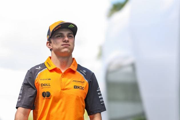 (250517) -- IMOLA, May 17, 2025 -- McLaren s driver Oscar Piastri of Australia is seen before the second practice session at the Autodromo Internazionale Enzo e Dino Ferrari race track in Imola, Italy, May 16, 2025, ahead of the Formula One Emilia Romagna Grand Prix. (Photo by Xinhua) (SP)ITALY-IMOLA-AUTO-F1 GRAND PRIX-PRACTICE SESSION QianxJun 
