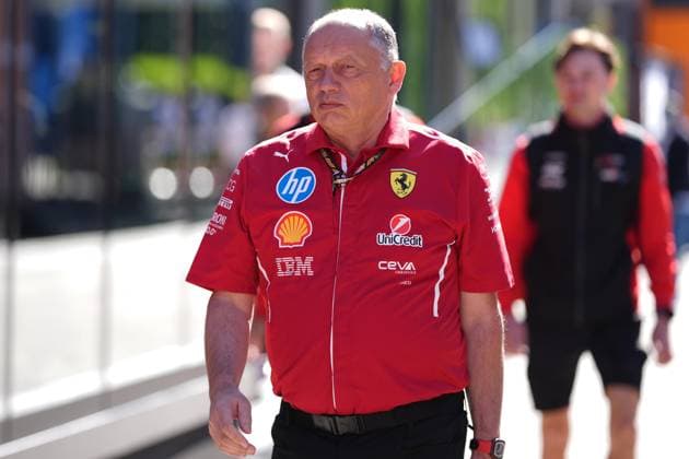 May 17, 2025, Imola, Italia: Frederic Vasseur, Team Principal of Scuderia Ferrari walk on paddock prior qualify of the Formula 1 GP Of Made in Italy and Emilia Romagna at Enzo e Dino Ferrari Circuit on May 17 2025 in Imola, Italy..ANSA DANILO DI GIOVANNI. Formula 1 GP Of Made In Italy And Emilia Romagna - Qualify  - ZUMAa110 20250517_zaf_a110_002 Copyright: xDaniloxDixGiovannix