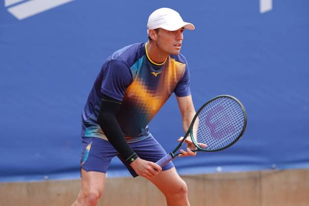 GER, Hamburg, xFSx, ATP500 Mens Tennis Tournament Bitpanda Hamburg Open 2025, 17 05 2025 Christopher O CONNELL AUS waiting to serve Copyright: HMBxMedia FernandoxSoares