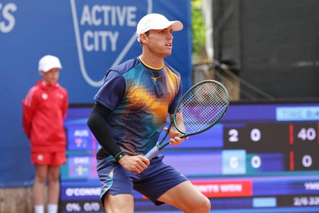 GER, Hamburg, xFSx, ATP500 Mens Tennis Tournament Bitpanda Hamburg Open 2025, 17 05 2025 Christopher O CONNELL AUS Christopher O CONNELL AUS waiting to serve Copyright: HMBxMedia FernandoxSoares