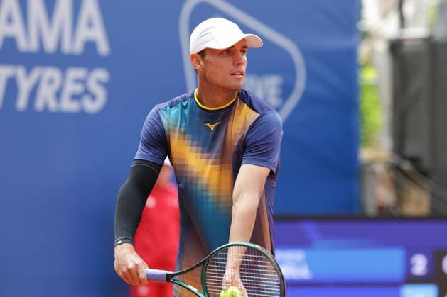 GER, Hamburg, xFSx, ATP500 Mens Tennis Tournament Bitpanda Hamburg Open 2025, 17 05 2025 Christopher O CONNELL AUS Christopher O CONNELL AUS makes a serve Copyright: HMBxMedia FernandoxSoares