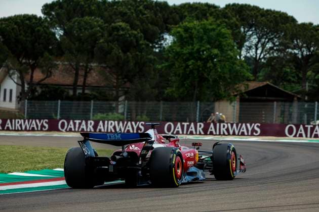 F1 - EMILIA ROMAGNA GRAND PRIX 2025 16 LECLERC Charles (mco), Scuderia Ferrari SF-25, action during the Formula 1 AWS Gran Premio del Made in Italy e Dell™Emilia-Romagna 2025, Emilia Romagna Grand Prix 2025, 7th round of the 2025 FIA Formula One World Championship, WM, Weltmeisterschaft from May 16 to 18, 2025 on the Autodromo Internazionale Enzo e Dino Ferrari, in Imola, Italy - ImolaItaly  Copyright: xJavierxJimenezx