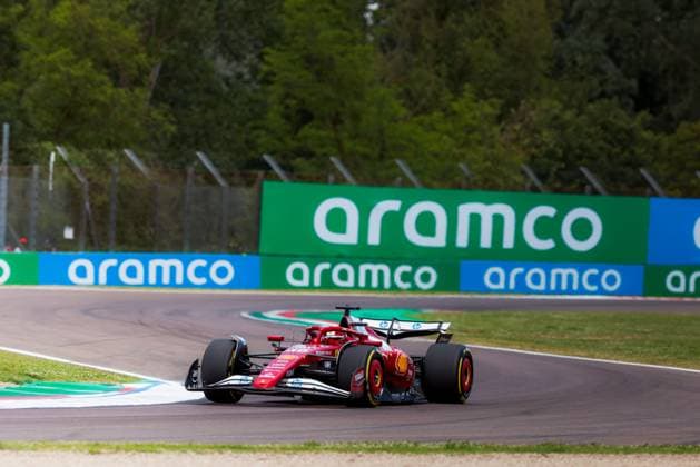 Formula 1 AWS Gran Premio del Made in Italy e dell Emilia-Romagna Alexis Perrin OVERTAKE MAXPPP - Imola 17 05 2025 16 LECLERC Charles (mon), Scuderia Ferrari, action during the Formula 1 AWS Gran Premio del Made in Italy e dell Emilia-Romagna Grand Prix 2025, the 7th round of the 2025 FIA Formula 1 World Championship, WM, Weltmeisterschaft on the Autodromo Internazionale Enzo e Dino Ferrari from May 15 to 18, 2025, in Imola, Italy Imola Italy  Copyright: xOVERTAKE MAXPPPxAlexisxPerrinx OVT202505172448 OVT202505172448