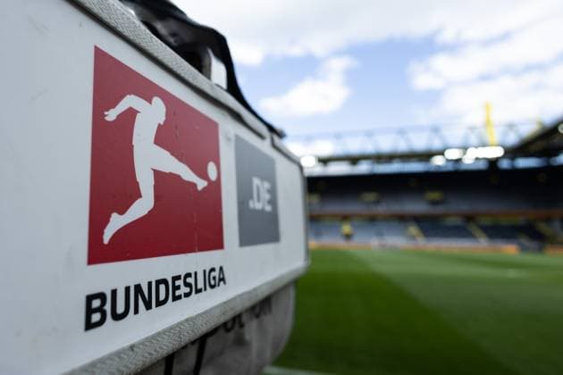 1 Bundesliga Borussia Dortmund Holstein Kiel 17 05 2025 Inside, stadium before the match A TV camera with the logo of the 1 Bundesliga 1 Bundesliga Borussia Dortmund Holstein Kiel Signal Iduna Park, Dortmund 17 05 2025 DFL regulations prohibit any use of photographs as image sequences and or quasi video Copyright: xBEAUTIFULxSPORTS Buriakovx