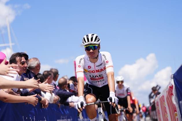 Vacek Mathias of Lidl-Trek white jersey during the stage 8 of the Giro d™Italia from Giulianova to Castelraimondo, Italy - Saturday, May 17, 2025. - cycling.  Copyright: xFabioxFerrari LaPressex
