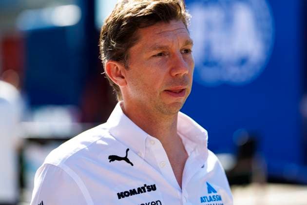 17th May 2025; Autodromo Enzo e Dino Ferrari, Imola, Italy; FIA Formula 1 Emilia Romagna Grand Prix 2025; Qualifying Day; Williams team principal James Vowles at the Emilia Romagna Formula 1  ActionPlus12788830 StephenxBlackberry