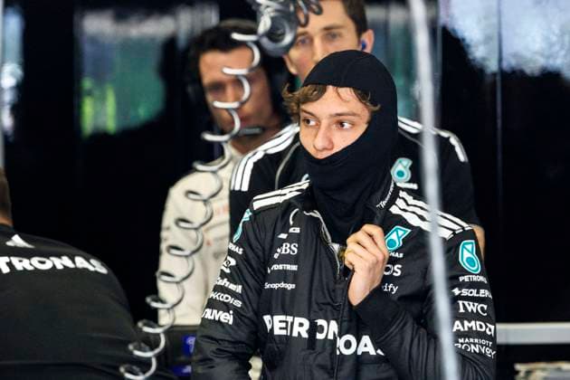 17th May 2025; Autodromo Enzo e Dino Ferrari, Imola, Italy; FIA Formula 1 Emilia Romagna Grand Prix 2025; Qualifying Day; Number 12 Mercedes AMG Petronas driver Andrea Kimi Antonelli during practice 3 at the Emilia Romagna Formula 1  ActionPlus12788874 StephenxBlackberry