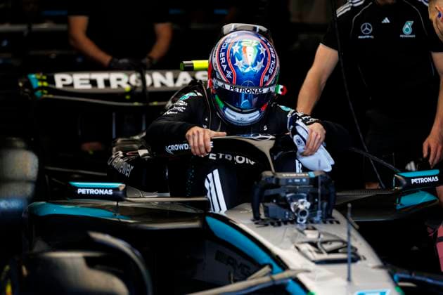 17th May 2025; Autodromo Enzo e Dino Ferrari, Imola, Italy; FIA Formula 1 Emilia Romagna Grand Prix 2025; Qualifying Day; Number 12 Mercedes AMG Petronas driver Andrea Kimi Antonelli during practice 3 at the Emilia Romagna Formula 1  ActionPlus12788876 StephenxBlackberry