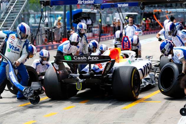 17th May 2025; Autodromo Enzo e Dino Ferrari, Imola, Italy; FIA Formula 1 Emilia Romagna Grand Prix 2025; Qualifying Day; Number 6 Visa Cash App RB driver Isack Hadjar during practice 3 at the Emilia Romagna Formula 1  ActionPlus12788883 StephenxBlackberry