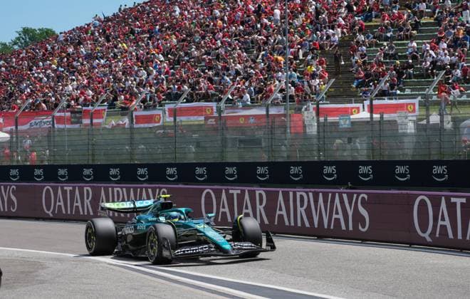 Formula 1 Grand Prix Emilia Romagna 2025 17 05 2025, Autodromo Enzo e Dino Ferrari, Imola, Formula 1 Grand Prix Emilia Romagna 2025 ,in the picture Fernando Alonso ESP , Aston Martin Aramco Cognizant Formula One Team nordphotoxGmbHx xBratic nph00250