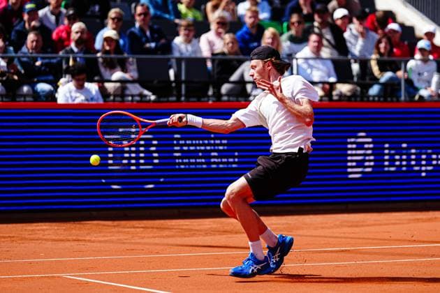 Max Wiskandt GER GER, Aleksandar Kovacevic USA vs Max Wiskandt GER , Tennis, ATP 500, Bitpanda Hamburg Open, Qualification, Round 1, 17 05 2025 GER, Aleksandar Kovacevic USA vs Max Wiskandt GER , Tennis, ATP 500, Bitpanda Hamburg Open, Qualification, Round 1, 17 05 2025 Hamburg Copyright: xEibner-Pressefoto MarcelxvonxFehrnx EP_MFN