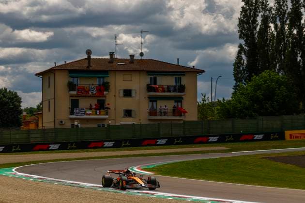 81 Oscar Piastri AUS, McLaren F1 Team , F1 Grand Prix of Emilia Romagna at Autodromo Internazionale Enzo e Dino Ferrari on May 17, 2025 in Imola, Italy Photo by HOCH ZWEI Imola Italy