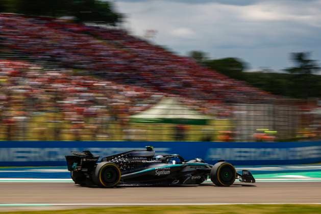 12 Andrea Kimi Antonelli ITA, Mercedes AMG Petronas F1 Team , F1 Grand Prix of Emilia Romagna at Autodromo Internazionale Enzo e Dino Ferrari on May 17, 2025 in Imola, Italy Photo by HOCH ZWEI Imola Italy