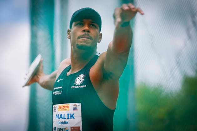 Bilder des Jahres 2025, Sport 05 Mai Sport Themen der Woche KW20 Lotto Deichmeeting; Neuwied, 17.05.2025 Malik Diakité (Hannover 96); Lotto Deichmeeting am 17.05.2025 im Rhein-Wied Stadion, Neuwied (Rheinland-Pfalz). *** Lotto Deichmeeting Neuwied, 17 05 2025 Malik Diakité Hannover 96 Lotto Deichmeeting on 17 05 2025 at Rhein Wied Stadium, Neuwied Rhineland Palatinate Copyright: xBEAUTIFULxSPORTS AxelxKohringx