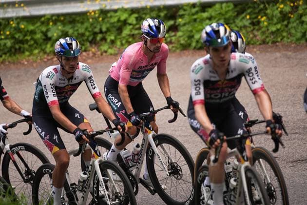 RogliÄ PrimoÅ¾ of Red Bull - Bora - Hansgrohe during the stage 8 of the Giro d™Italia from Giulianova to Castelraimondo, Italy - Saturday, May 17, 2025. - cycling.  Copyright: xMarcoxAlpozzi LaPressex