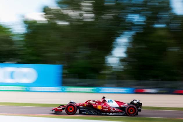 Formula 1 AWS Gran Premio del Made in Italy e dell Emilia-Romagna Alexis Perrin OVERTAKE MAXPPP - Imola 17 05 2025 16 LECLERC Charles (mon), Scuderia Ferrari, action during the Formula 1 AWS Gran Premio del Made in Italy e dell Emilia-Romagna Grand Prix 2025, the 7th round of the 2025 FIA Formula 1 World Championship, WM, Weltmeisterschaft on the Autodromo Internazionale Enzo e Dino Ferrari from May 15 to 18, 2025, in Imola, Italy Imola Italy  Copyright: xOVERTAKE MAXPPPxAlexisxPerrinx OVT202505172663 OVT202505172663