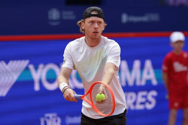 GER, Hamburg, xFSx, ATP500 Mens Tennis Tournament Bitpanda Hamburg Open 2025, 17 05 2025 Max Wiskandt GER makes a serve Copyright: HMBxMedia FernandoxSoares