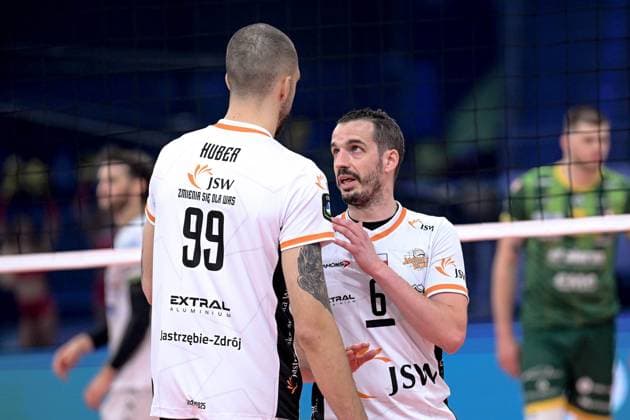 Volleyball, CL, Jastrzebski Wegiel - Warta Zawiercie LODZ 17.05.2025 SIATKOWKA FINAL LIGI MISTRZOW W PILCE SIATKOWEJ MEZCZYZN CEV CHAMPIONS LEAGUE VOLLEY MEN 2025 FINALS : JSW JASTRZEBSKI WEGIEL - ALURON CMC WARTA ZAWIERCIE N Z NORBERT HUBER BENJAMIN TONIUTTI FOT. PAWEL PIOTROWSKI 400MM.PL NEWSPIX.PL --- newspix.pl POLAND OUT! 