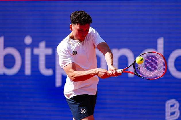 Max Hans Rehberg GER GER, Daniel Dutra da Silva BRA vs Max Hans Rehberg GER , Tennis, ATP 500, Bitpanda Hamburg Open, Qualification, Round 1, 17 05 2025 GER, Daniel Dutra da Silva BRA vs Max Hans Rehberg GER , Tennis, ATP 500, Bitpanda Hamburg Open, Qualification, Round 1, 17 05 2025 Hamburg Copyright: xEibner-Pressefoto MarcelxvonxFehrnx EP_MFN