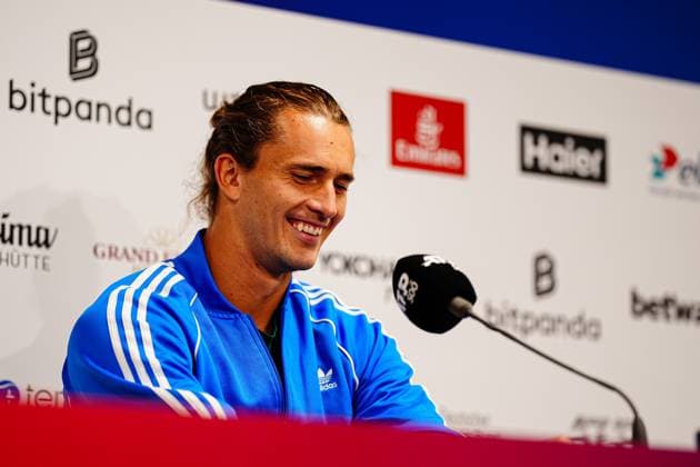 Alexander Zverev at Press Conference GER, Press Conference Alexander Zverev, Tennis, ATP 500, Bitpanda Hamburg Open, 17 05 2025 GER, Press Conference Alexander Zverev, Tennis, ATP 500, Bitpanda Hamburg Open, 17 05 2025 Hamburg Copyright: xEibner-Pressefoto MarcelxvonxFehrnx EP_MFN