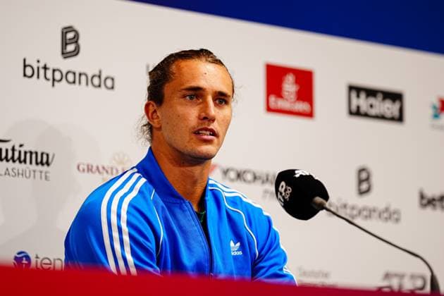 Alexander Zverev at Press Conference GER, Press Conference Alexander Zverev, Tennis, ATP 500, Bitpanda Hamburg Open, 17 05 2025 GER, Press Conference Alexander Zverev, Tennis, ATP 500, Bitpanda Hamburg Open, 17 05 2025 Hamburg Copyright: xEibner-Pressefoto MarcelxvonxFehrnx EP_MFN
