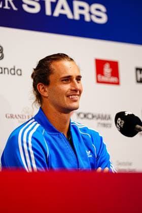 Alexander Zverev at Press Conference GER, Press Conference Alexander Zverev, Tennis, ATP 500, Bitpanda Hamburg Open, 17 05 2025 GER, Press Conference Alexander Zverev, Tennis, ATP 500, Bitpanda Hamburg Open, 17 05 2025 Hamburg Copyright: xEibner-Pressefoto MarcelxvonxFehrnx EP_MFN