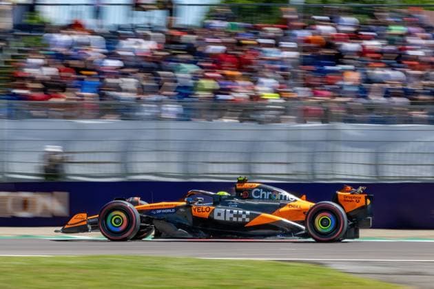 F1 GP Imola Italy Friday, 16 05 2025 Lando Norris 4, McLaren Formula 1 Team F1 GP Imola Italy Friday, 16 05 2025 Copyright: xBEAUTIFULxSPORTS Erlhofx