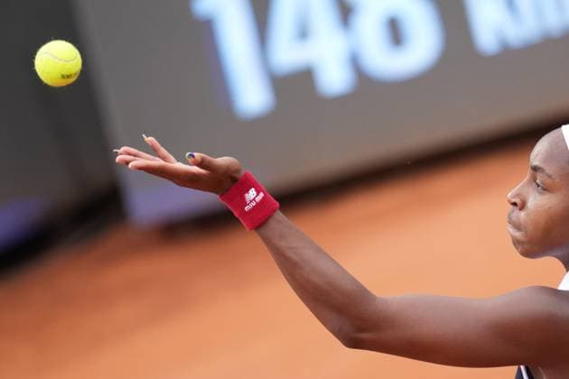 Tennis, WTA Turnier in Rom, Finale, Paolini - Gauff Coco Gauff (USA) during the women s final against Jasmine Paolini (ITA) of the WTA, Tennis Damen Master 1000 Internazionali BNL d Italia tournament at the Foro Italico on May 17, 2025 (Alfredo Falcone LaPresse)  Copyright: xAlfredoxFalcone LaPressex