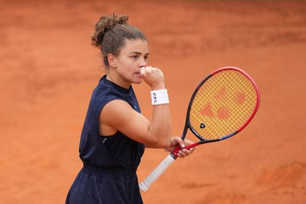 Tennis, WTA Turnier in Rom, Finale, Paolini - Gauff Jasmine Paolini (ITA) during the women s final against Coco Gauff (USA) of the WTA, Tennis Damen Master 1000 Internazionali BNL d Italia tournament at the Foro Italico on May 17, 2025 (Alfredo Falcone LaPresse)  Copyright: xAlfredoxFalcone LaPressex