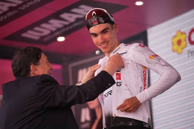 Ayuso Pesquera Juan of Uae Team Emirates Xrg during the stage 8 of the Giro d™Italia from Giulianova to Castelraimondo, Italy - Saturday, May 17, 2025. - cycling.  Copyright: xMarcoxAlpozzi LaPressex