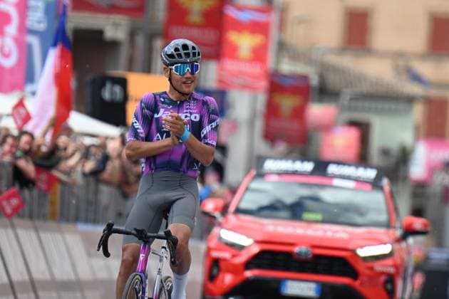 17-05-2025 Giro D italia; Tappa 08 Giulianova - Castelraimondo; 2025, Jayco - Alula; Plapp, Lucas; Castelraimondo; 