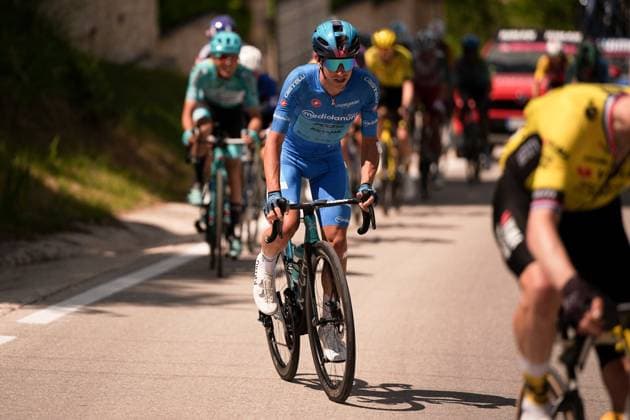 Fortunato Lorenzo of Xds Astana Team during the stage 8 of the Giro dÕItalia from Giulianova to Castelraimondo, Italy - Saturday, May 17, 2025. - cycling.  Copyright: xMarcoxAlpozzi LaPressex