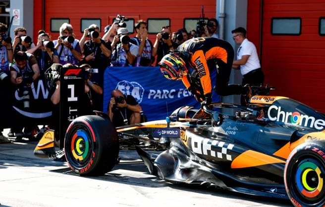 81 Oscar Piastri AUS, McLaren F1 Team , F1 Grand Prix of Emilia Romagna at Autodromo Internazionale Enzo e Dino Ferrari on May 17, 2025 in Imola, Italy Photo by HOCH ZWEI Imola Italy