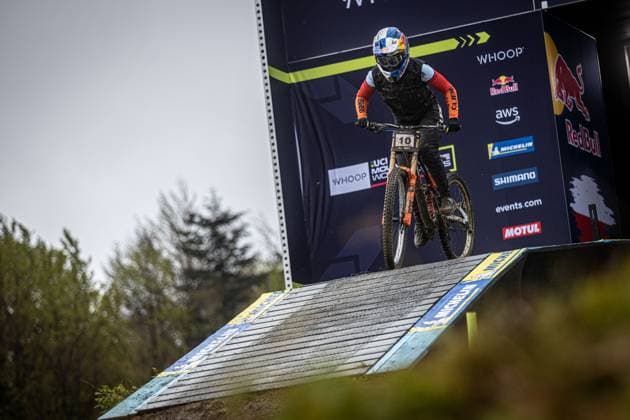 Whoop UCI MTB World Series DHI Worldcup Bielsko BiaÅa BLEWITT Jess CUBE FACTORY RACINGat Whoop UCI MTB World Series DHI Worldcup Bielsko BiaÅa, 17 05 2025,in Szczyrk,POL Photo Sebastian Sternemann