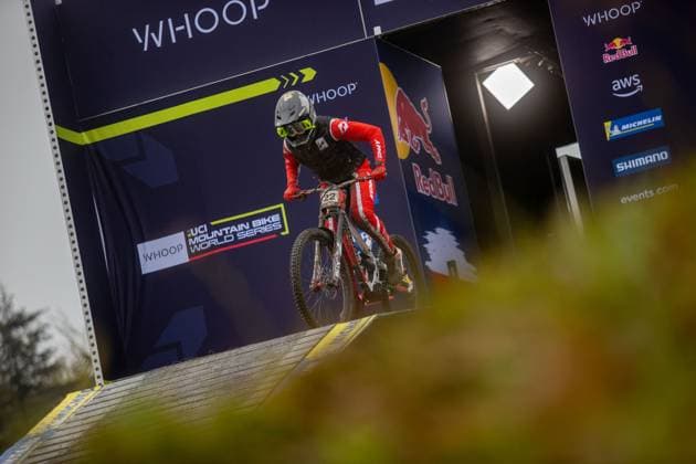 Whoop UCI MTB World Series DHI Worldcup Bielsko BiaÅa SCARSI Gloria MS RACINGat Whoop UCI MTB World Series DHI Worldcup Bielsko BiaÅa, 17 05 2025,in Szczyrk,POL Photo Sebastian Sternemann