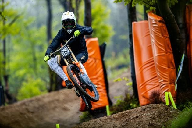 Whoop UCI MTB World Series DHI Worldcup Bielsko BiaÅa O CALLAGHAN Oisin YT MOBat Whoop UCI MTB World Series DHI Worldcup Bielsko BiaÅa, 17 05 2025,in Szczyrk,POL Photo Sebastian Sternemann