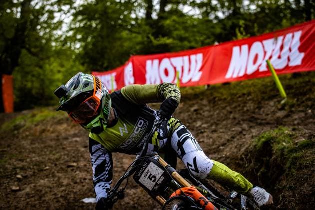 Whoop UCI MTB World Series DHI Worldcup Bielsko BiaÅa HART Danny NORCO RACE DIVISIONat Whoop UCI MTB World Series DHI Worldcup Bielsko BiaÅa, 17 05 2025,in Szczyrk,POL Photo Sebastian Sternemann