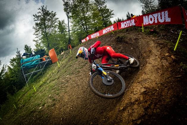Whoop UCI MTB World Series DHI Worldcup Bielsko BiaÅa BRUNI Loic SPECIALIZED GRAVITYat Whoop UCI MTB World Series DHI Worldcup Bielsko BiaÅa, 17 05 2025,in Szczyrk,POL Photo Sebastian Sternemann