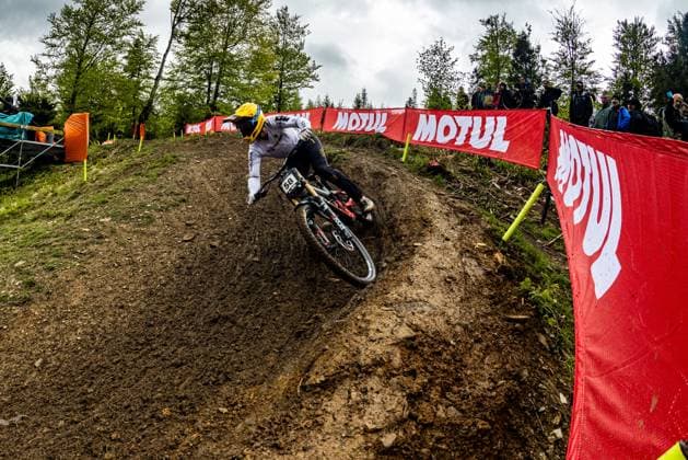 Whoop UCI MTB World Series DHI Worldcup Bielsko BiaÅa STEINER Julian at Whoop UCI MTB World Series DHI Worldcup Bielsko BiaÅa, 17 05 2025,in Szczyrk,POL Photo Sebastian Sternemann