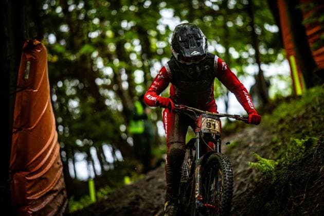 Whoop UCI MTB World Series DHI Worldcup Bielsko BiaÅa FARINA Eleonora MS RACINGat Whoop UCI MTB World Series DHI Worldcup Bielsko BiaÅa, 17 05 2025,in Szczyrk,POL Photo Sebastian Sternemann