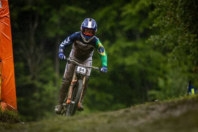 Whoop UCI MTB World Series DHI Worldcup Bielsko BiaÅa VIEIRA Roger at Whoop UCI MTB World Series DHI Worldcup Bielsko BiaÅa, 17 05 2025,in Szczyrk,POL Photo Sebastian Sternemann